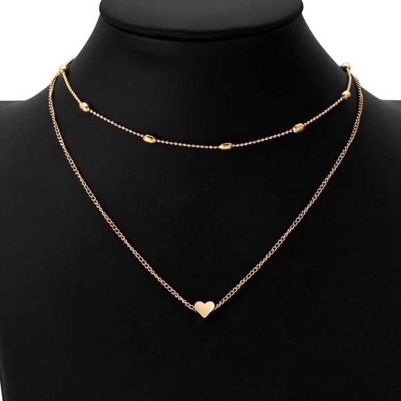 🏆ᕼOᔕT ᑭIᑕK🏅 “Heart” Layered choker - Picture 3 of 7